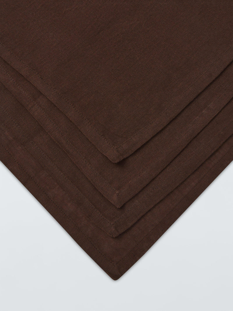 John Lewis napkins set of 4 cocoa, imported from the UK