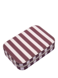 Daisy London pink striped jewellery case, imported from the UK
