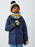 John Lewis kids fairisle snood, yellow multi (British brand)
