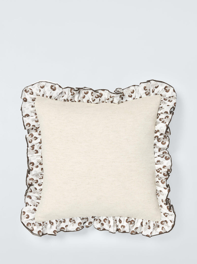 John Lewis Mira cushion cocoa 45cm - British product