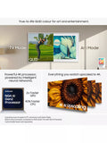 Samsung The Frame 43 inch QLED TV, imported from the UK