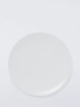 John Lewis John Lewis + Queensberry Hunt Concave Bone China Side Plate, 23.3cm, White- Buy online at McGrocer
