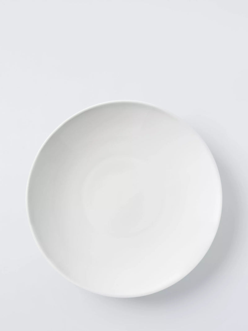 John Lewis bone china pasta bowl 25cm white (British brand)