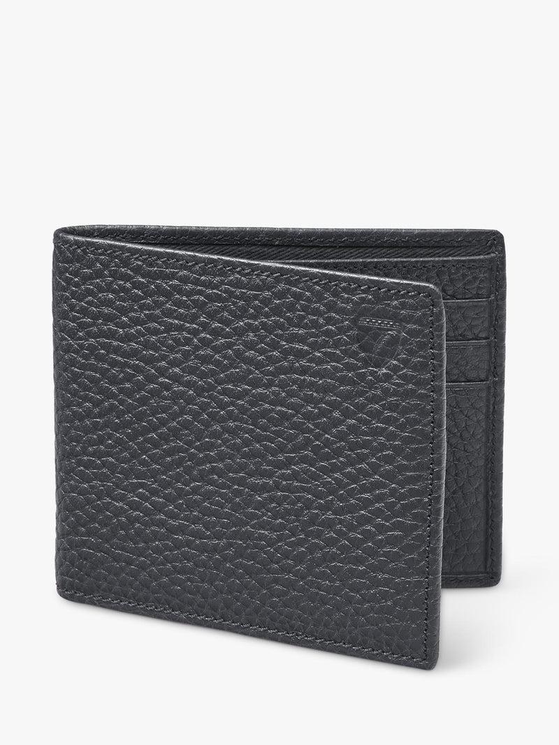 Aspinal of London Navy RFID leather billfold wallet - British product