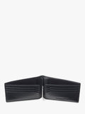 Aspinal of London leather billfold wallet black, UK version