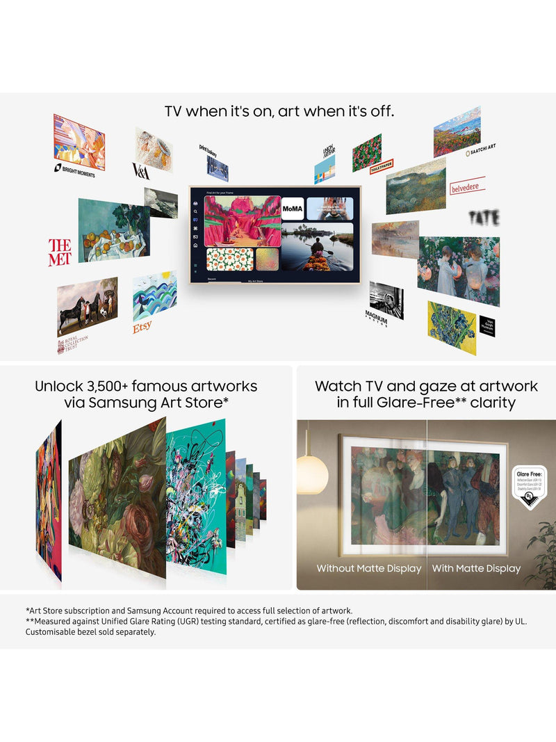Samsung The Frame Pro Neo QLED TV 85 inch (British brand)