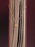 Astley Clarke gold heart pendant necklace with white sapphire (British brand)