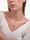 Astley Clarke compass spinner locket necklace gold, imported from the UK