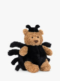 Plush Bear in Removable Spider Halloween Costume Soft Toy