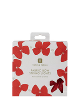John Lewis Talking Tables Folklore 10 LED Bow String Lights Red- Buy online at McGrocer