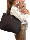 Finnsøn black tote changing bag, UK version