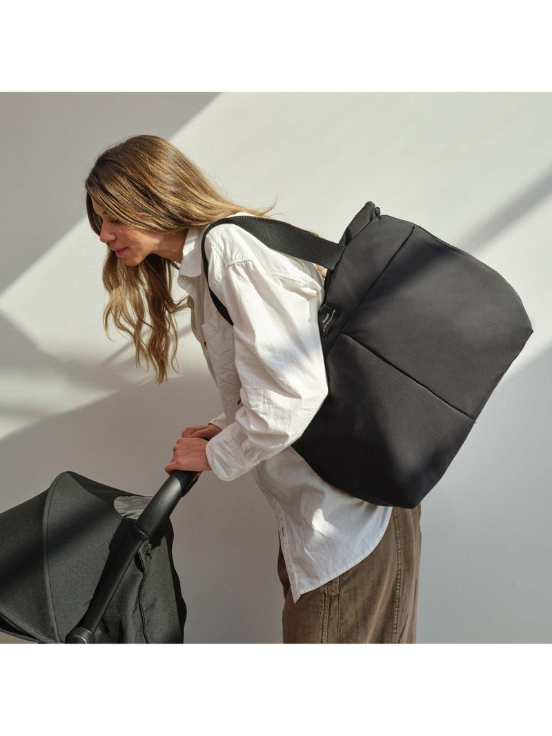 Finnsøn black tote changing bag, UK version