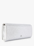 Kurt Geiger Baily clutch bag silver crystal embellishment - British product