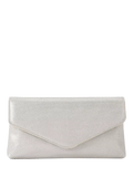 KG Kurt Geiger silver clutch bag, UK version
