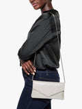 KG Kurt Geiger silver clutch bag, UK version
