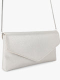 KG Kurt Geiger silver clutch bag, UK version