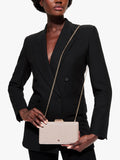 KG Kurt Geiger gold clutch bag, UK version