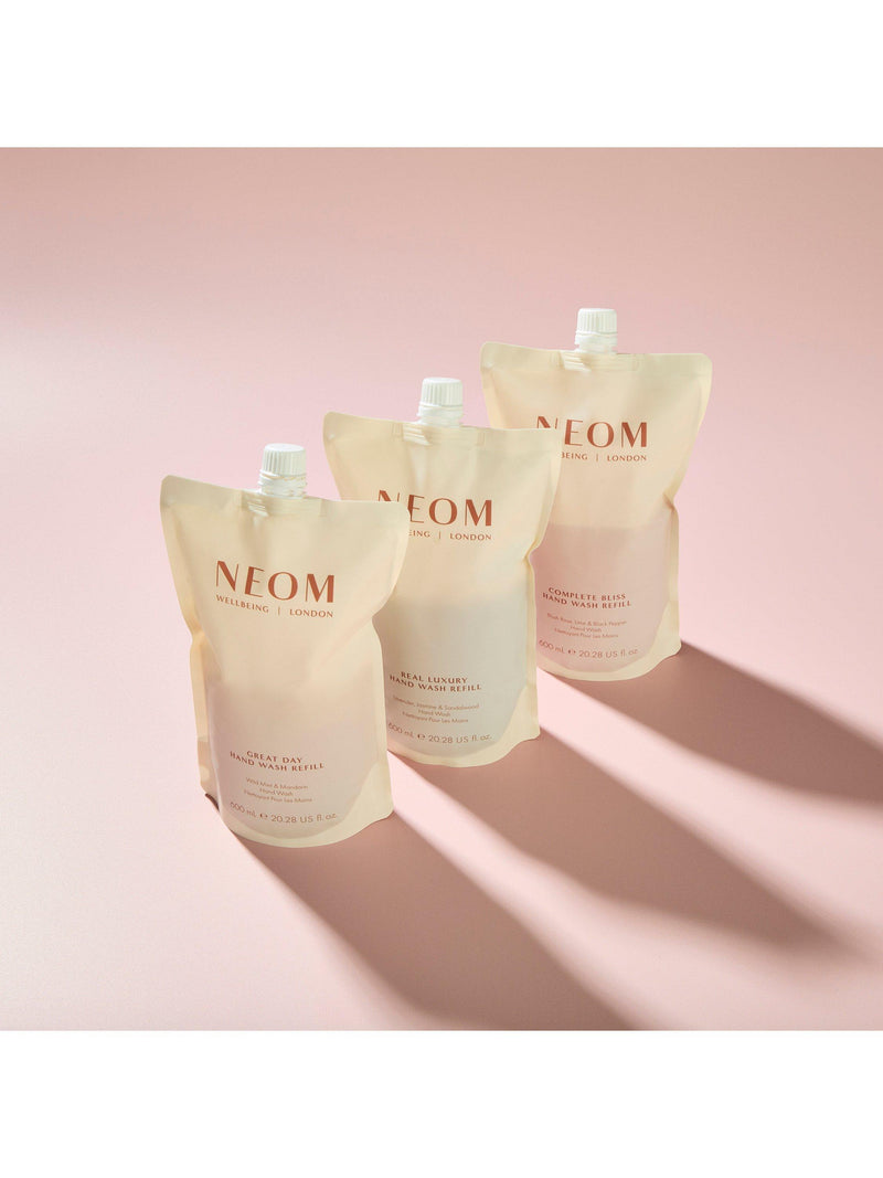 NEOM Wellbeing London Complete Bliss hand wash refill 600ml - British product