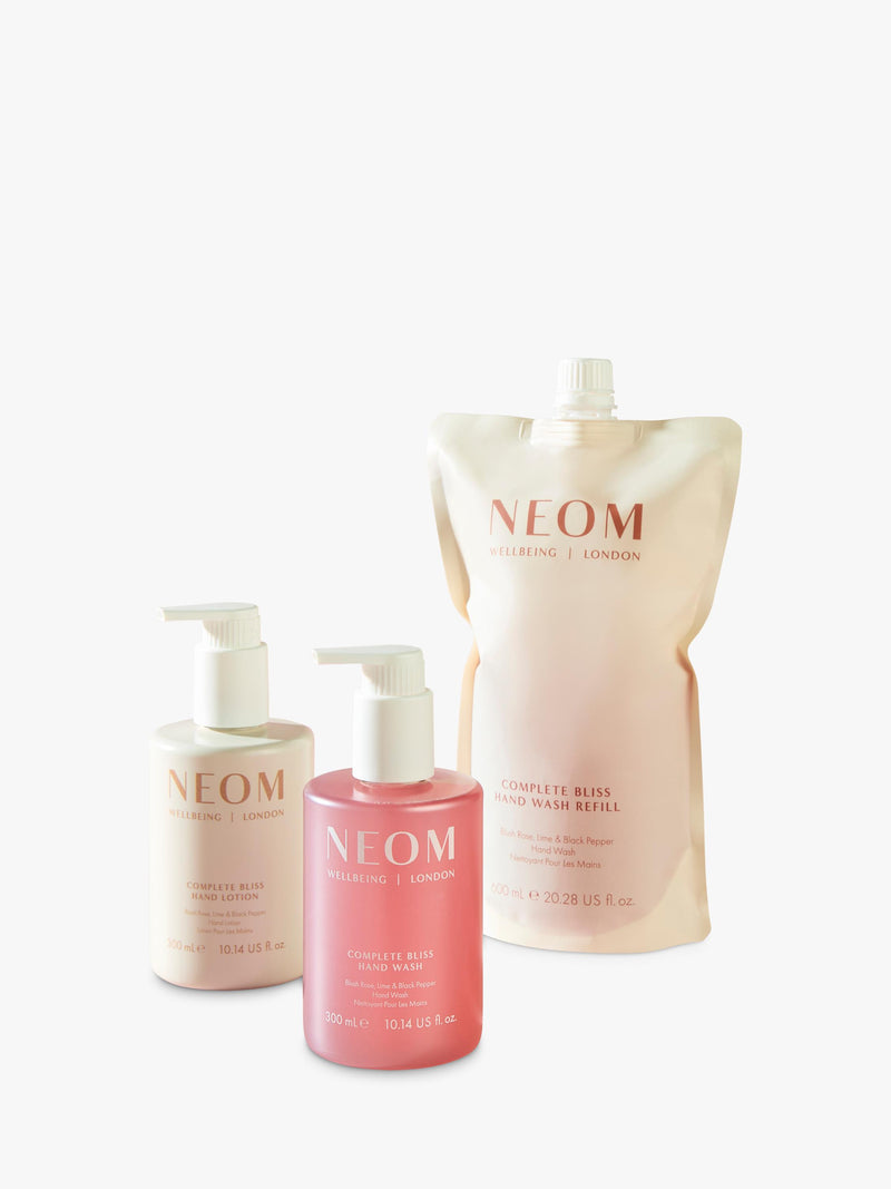 NEOM Wellbeing London Complete Bliss hand wash refill 600ml - British product
