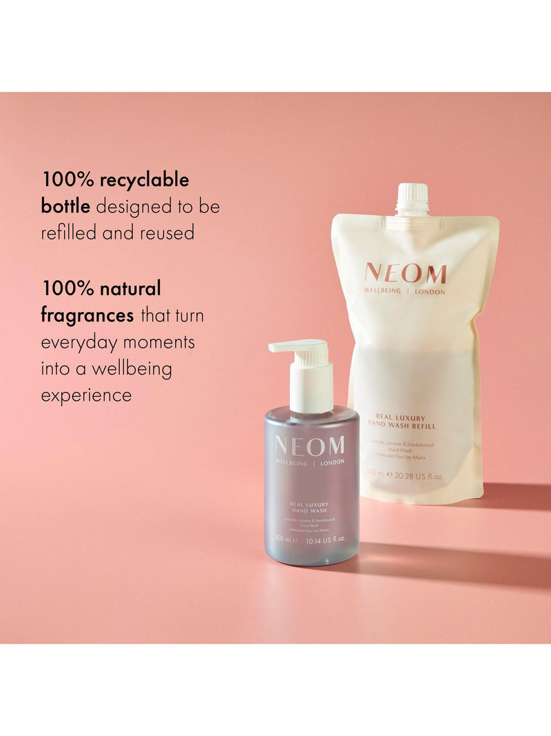 NEOM Wellbeing London hand wash refill 600ml (British brand)