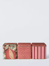 John Lewis John Lewis x Sanderson Tin Storage Caddy, Set of 3, Multi- Buy online at McGrocer