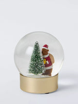 John Lewis John Lewis x Sara Miller London Santa Bear Snowglobe Christmas Decoration- Buy online at McGrocer