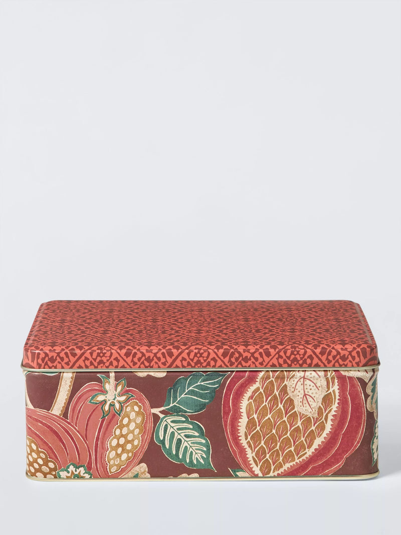 John Lewis x Sanderson deep rectangular storage tin 2.25L, UK version