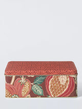 John Lewis John Lewis x Sanderson Deep Rectangular Storage Tin, Multi, 2.25L- Buy online at McGrocer