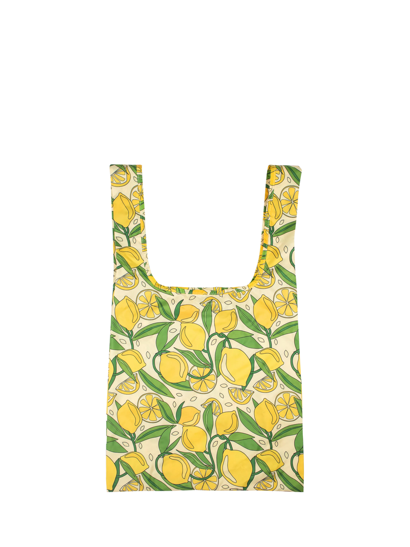 Kind Bag Lemons reusable bag yellow (British brand)