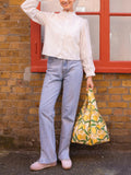 Kind Bag Lemons reusable bag yellow (British brand)