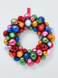 Bauble Wreath Multi-Coloured 40cm Diameter