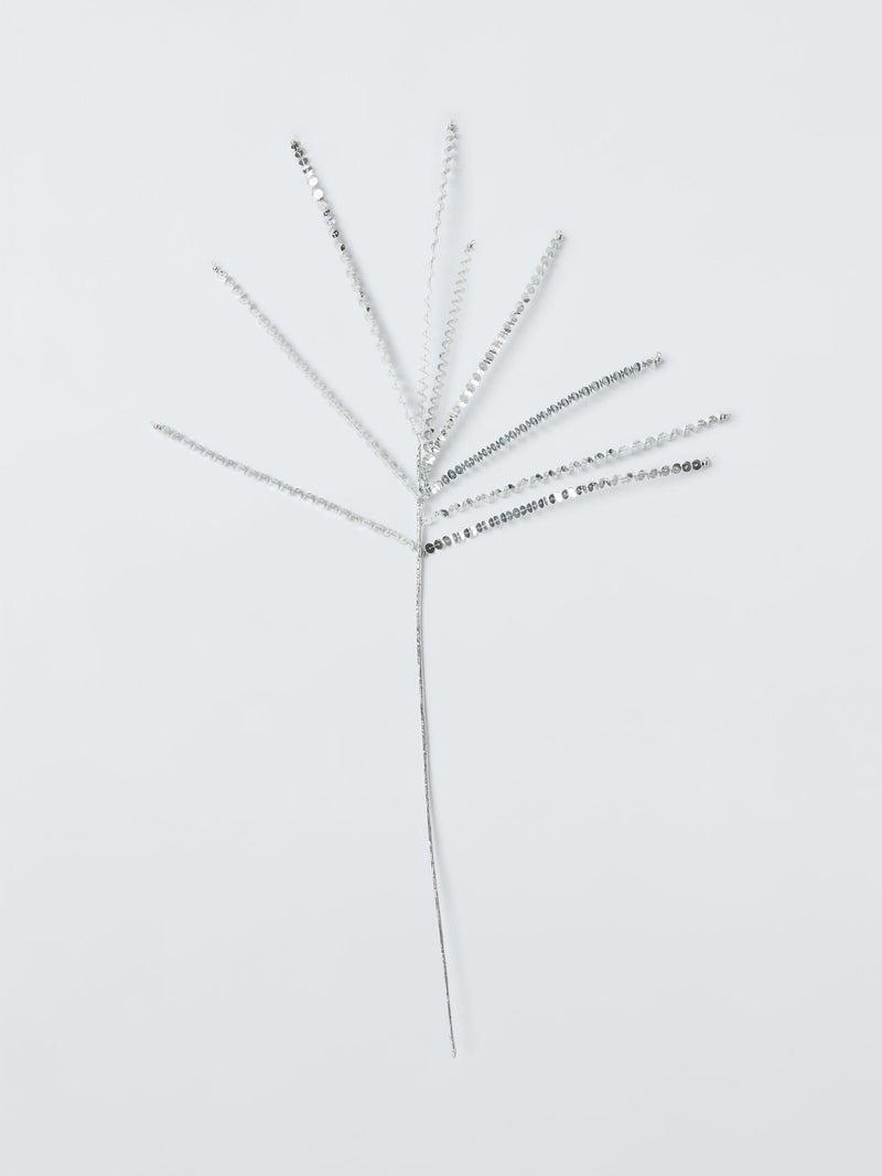 John Lewis Disc Spray Silver Decoration, UK version
