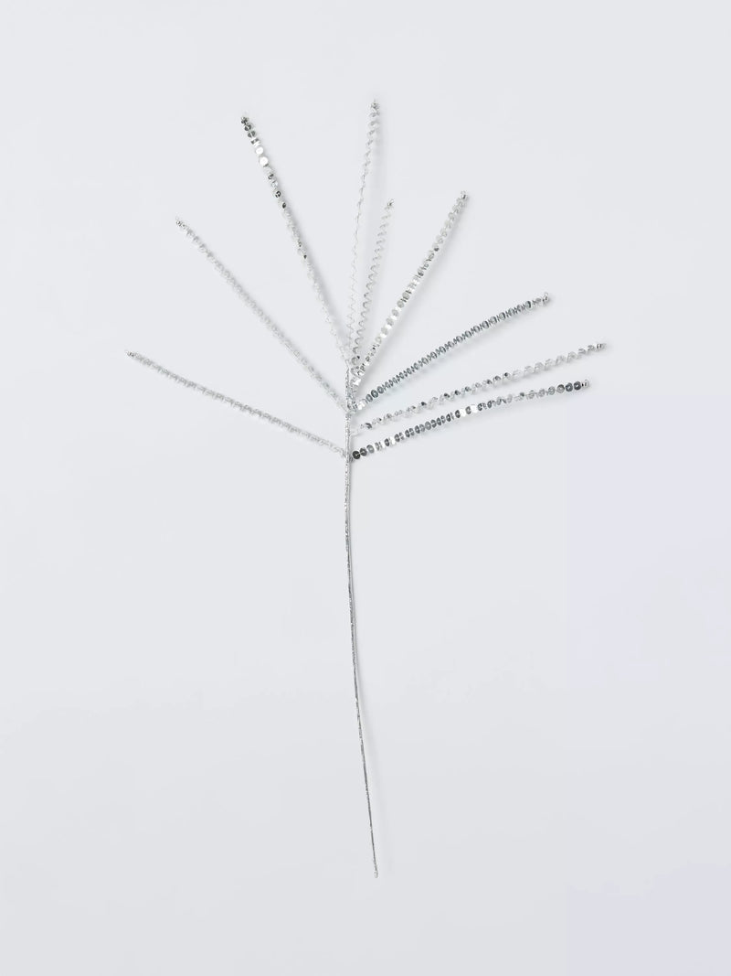 John Lewis Disc Spray Silver Decoration, UK version