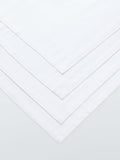 John Lewis cotton napkins set of 4 white 45x45, imported from the UK