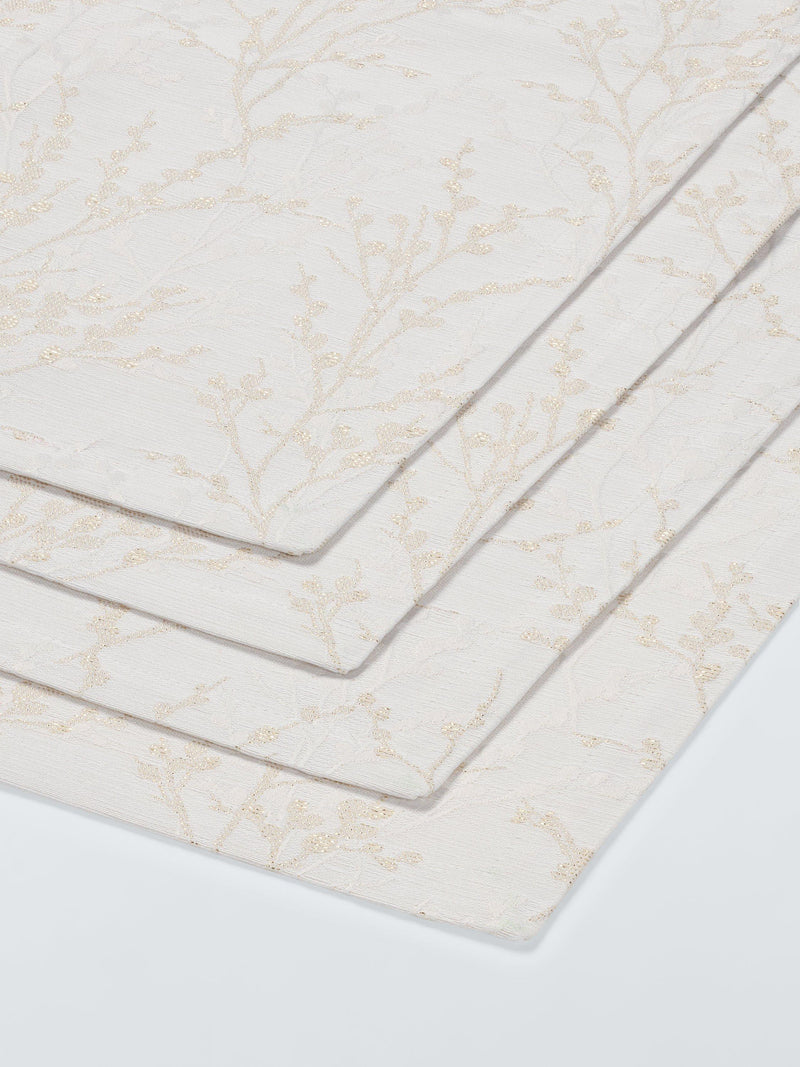 John Lewis gold foliage napkins set of 4, imported from the UK