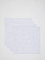 John Lewis John Lewis Snowflake Jacquard Table Napkins, Set of 4, White- Buy online at McGrocer
