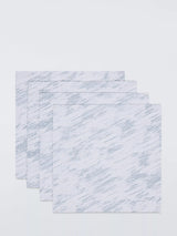 John Lewis John Lewis Swish Jacquard Cotton Blend Napkins Set of 4- Buy online at McGrocer