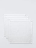 John Lewis cotton napkins foliage jacquard set of 4 45x45 (British brand)