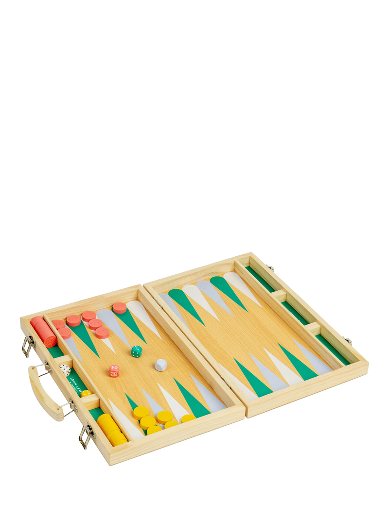 John Lewis Kids Wooden Backgammon Case - British product