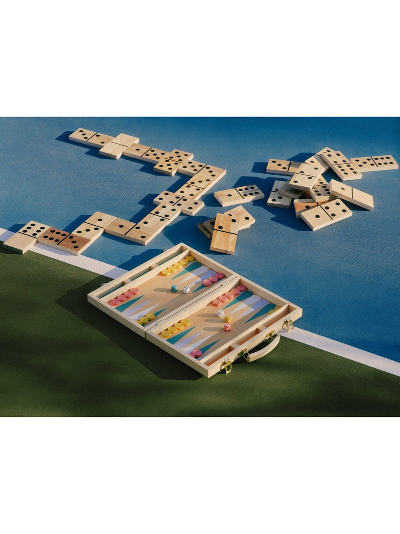 John Lewis Kids Wooden Backgammon Case - British product