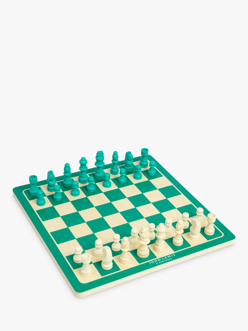 John Lewis chess and draughts set - British product
