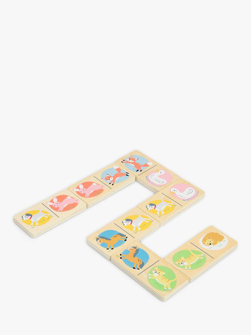 John Lewis farm animal wooden dominoes set (British brand)