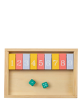 John Lewis wooden Shut the Box game - British product