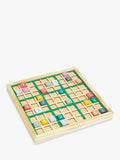 John Lewis kids' wooden Sudoku puzzle game with colorful blocks, imported from the UK