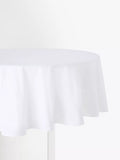 John Lewis round tablecloth white 210cm, imported from the UK