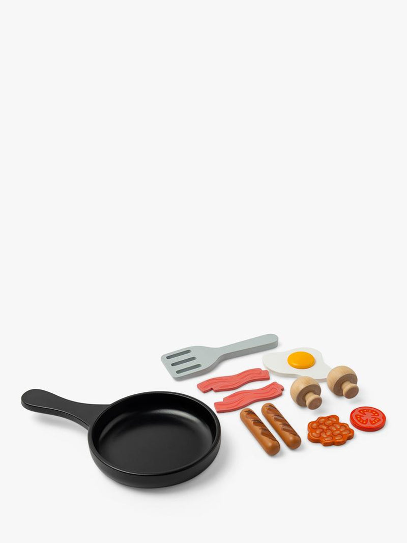 John Lewis wooden breakfast fry up play set (British brand)
