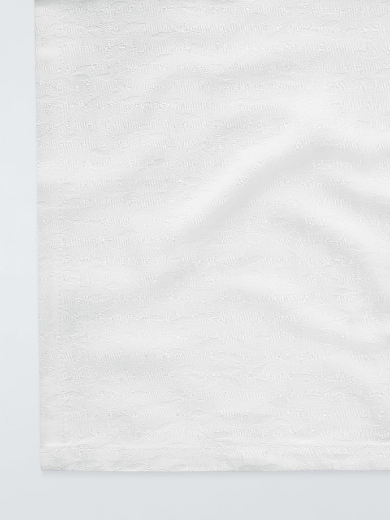 John Lewis white cotton foliage jacquard tablecloth 140x180 cm - British product