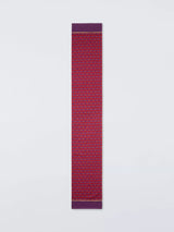 John Lewis John Lewis Harlequin Cotton Table Runner 250cm Red/Purple- Buy online at McGrocer