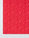 John Lewis Jacquard cotton blend table runner 250cm red - British product