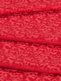 John Lewis Jacquard cotton blend table runner 250cm red - British product